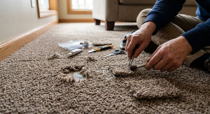 Carpet Hole Repair in Kansas City, KS
