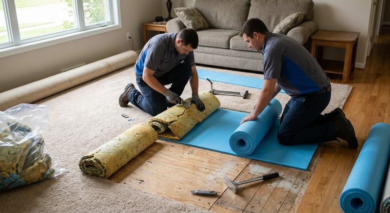 Carpet Underlay Replacement in Littleton, CO