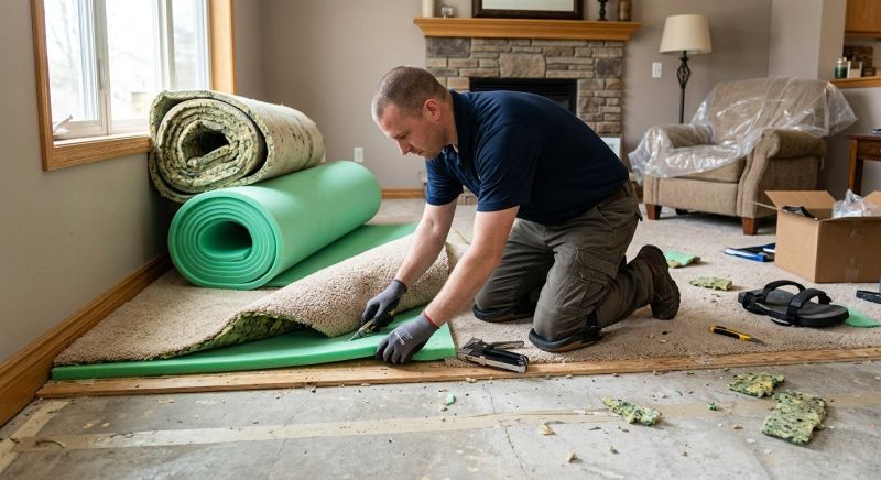 Carpet Underlay Replacement in Kansas City, KS