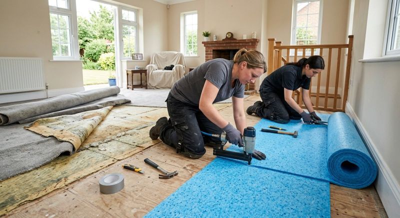 Carpet Underlay Replacement in Olathe, KS