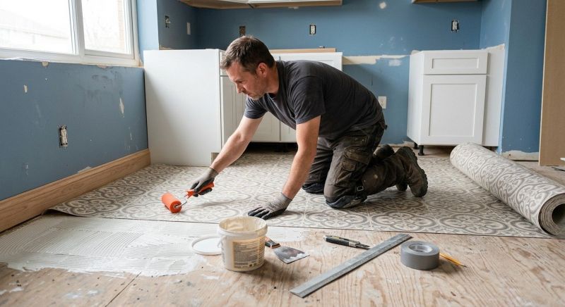 Sheet Linoleum Installation in Boulder, CO