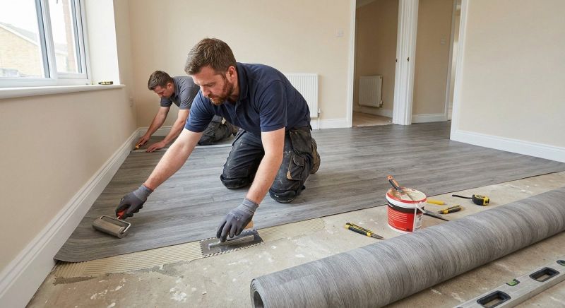 Sheet Linoleum Installation in Phoenix, AZ