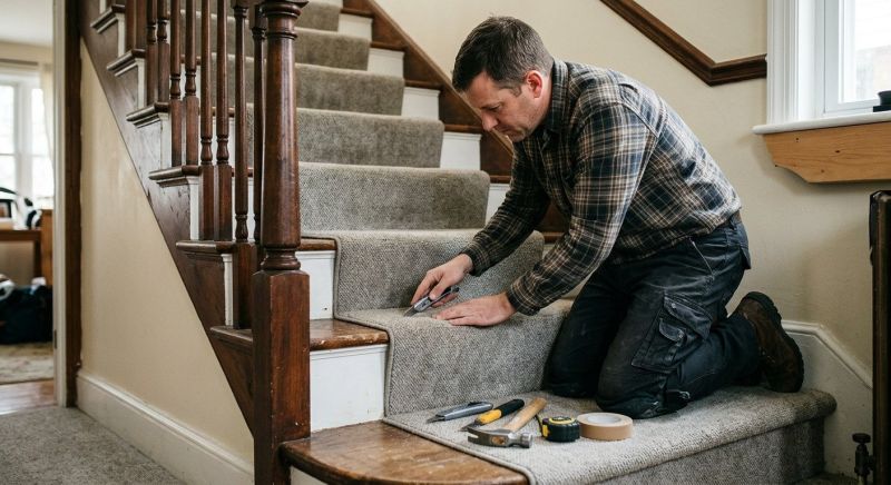Stair Carpet Repair in Alpharetta, GA
