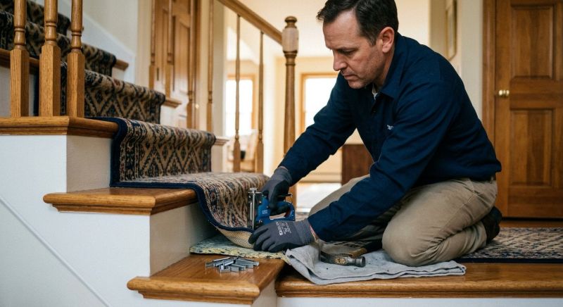 Stair Carpet Repair in Alpharetta, GA