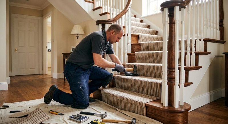 Stair Carpet Replacement in Freehold, NJ
