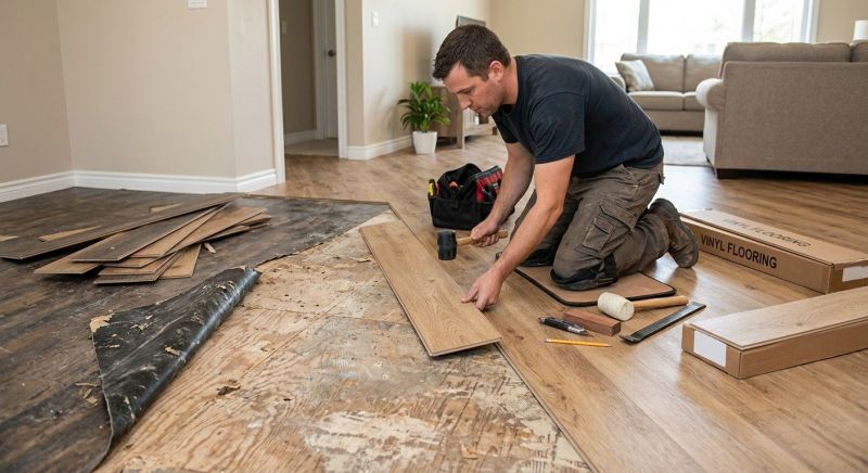 Vinyl Plank Floor Installation in Longmont, CO