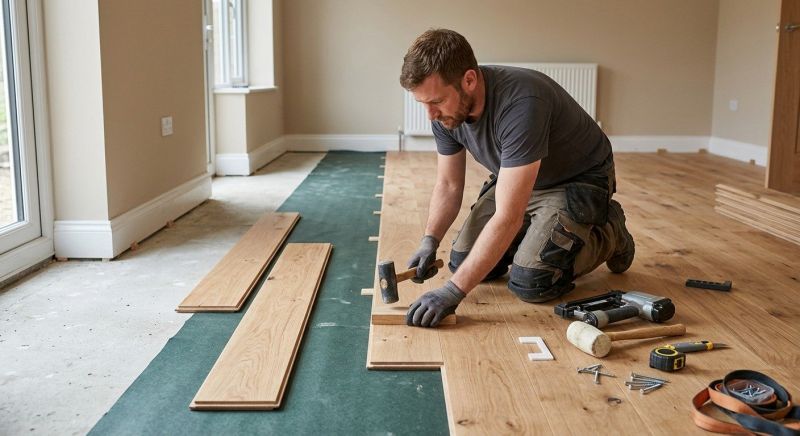 Walnut Flooring Installation in San Antonio, TX